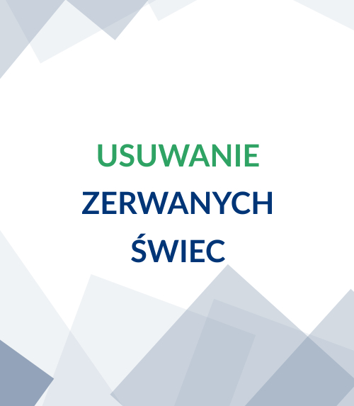 świece - usuwanie