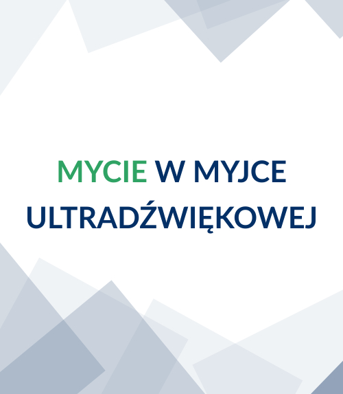 mycie - ultradźwięki
